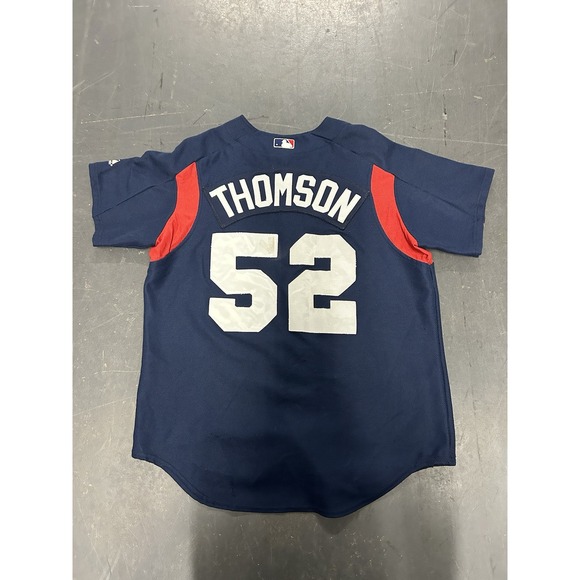 Vintage Majestic Atlanta Braves MLB Jersey Size XL John Thomson #52 Button Front - Picture 5 of 5
